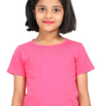 Girl Round Neck Half Sleeve T-Shirt