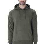 Premium hooded sweat shirt for men in a warm, winter-ready design, showing the front view.